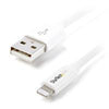 CABLE DE 2M LIGHTNING DE 8 PIN A USB A 2.0 PARA APPLE IPOD IPHONE IPAD - BLANCO - STARTECH.COM MOD. USBLT2MW CABLE DE 2M LIGHTNING DE 8 PIN A USB A 2.0 PARA APPLE IPOD IPHONE IPAD - BLANCO - STARTECH.COM MOD. USBLT2MW