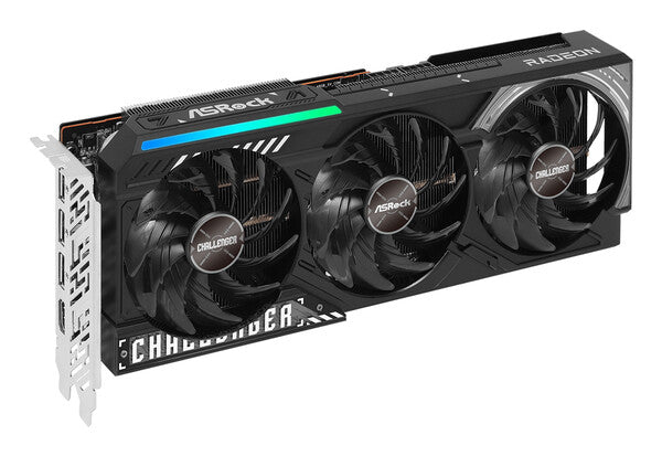 TARJETA DE VIDEO ASROCK AMD RADEON RX 9070 CHALLENGER/16GB GDDR6/PCIE 5.0 X 16/256 BITS/20 GBPS/TRIPLE FAN CON INDICADOR LED/1 HDMI 2.1/3 DISPLAYPORT 2.1/RESOLUCION MAXIMA 7680 X 4320