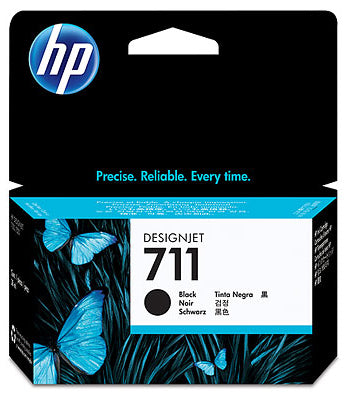 Tinta HP 711 - CZ129A, Negro 38ml