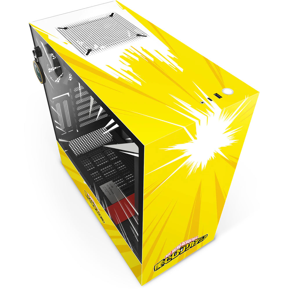 GABINETE NZXT H510I RIVALS /AMARILLO/CON VENTANA/MIDI-TOWER/ATX/MICRO-ATX/MINI-ATX/ EDICION ESPECIAL/GAMER