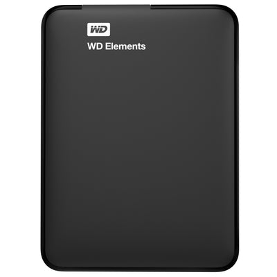 Disco Duro Externo WESTERN DIGITAL Elements 1TB - 1 TB, USB 3.0 (3.1 Gen 1) Type-A, 2.5 pulgadas, Negro