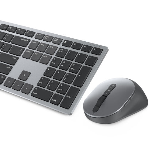DELL Kit Teclado y Mouse Premier  KM7321W INGLES 580-AJIX. Color Gris titán - USB Inalámbrico Bluetooth/RF Mouse - Óptico - 4000 dpi - 7 Botón - Rueda de d -