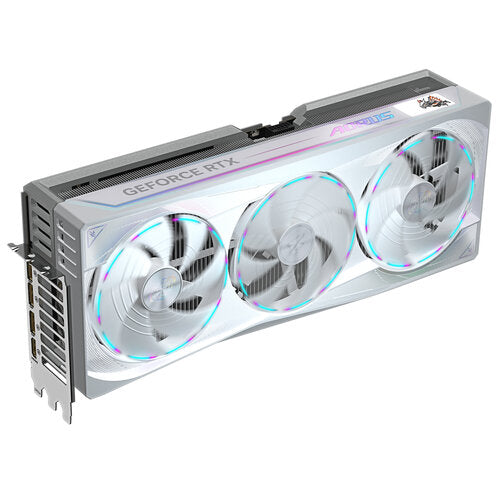 TARJETA DE VIDEO GIGABYTE GV-N5090AORUSM ICE-32GD / RTX 5090 / VRAM 32GB GDDR7 / PCIE 5.0 / GDMI 2.1 / DP 2.1 / GAMING
