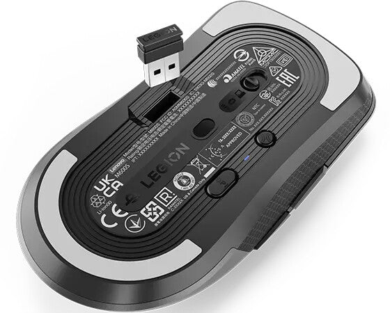 MOUSE LENOVO LEGION M600S QI INALAMBRICO / BOTONES PROGRAMABLES / RETROILUMINACION / GRIS TORMENTA