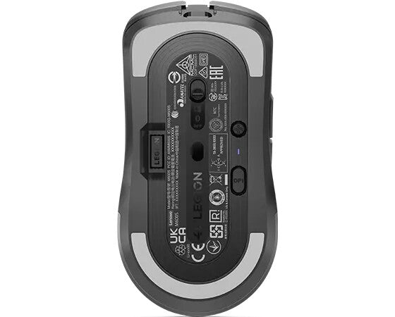 MOUSE LENOVO LEGION M600S QI INALAMBRICO / BOTONES PROGRAMABLES / RETROILUMINACION / GRIS TORMENTA