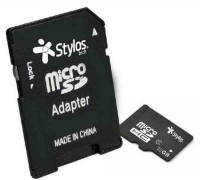Memoria Micro SD UHS1 16GB C/A Stylos. STMSDA1B -