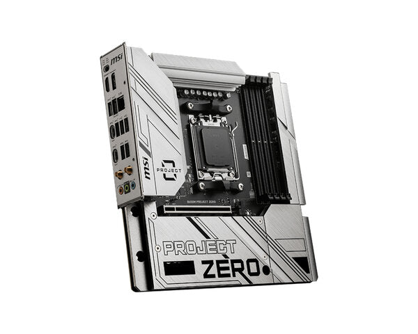 MB MSI B650M PROJECT ZERO AMD S-AM5 DDR5 9A GEN/ PCIE 4.0/HDMI/4XUSB 2.0/M.2/MATX//GAMER/RGB