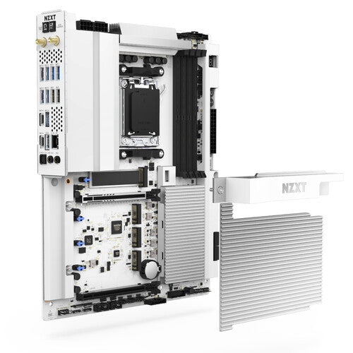 MB NZXT N9 X870E / BLANCO / AMD®-WIFI 7/ PLACA BASE ATX / MOTHERBOARD/WHIT FULL COVER  AND  RGB / N9-X87XT-W1 /GAMING