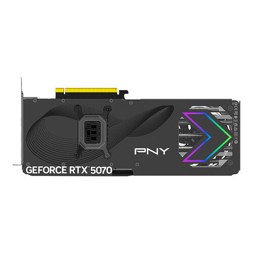 TARJETA DE VIDEO PNY GEOFORCE RTX 5070 TRIPLE FAN ARGB OC / 12GB GDDR7 PCIE 5.0 X16 / GAMA ALTA / GAMER
