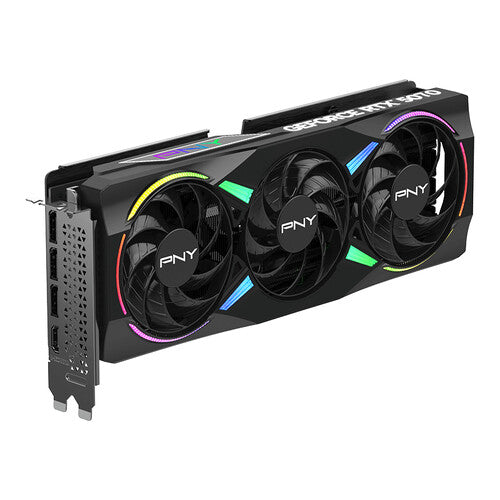 TARJETA DE VIDEO PNY GEOFORCE RTX 5070 TRIPLE FAN ARGB OC / 12GB GDDR7 PCIE 5.0 X16 / GAMA ALTA / GAMER