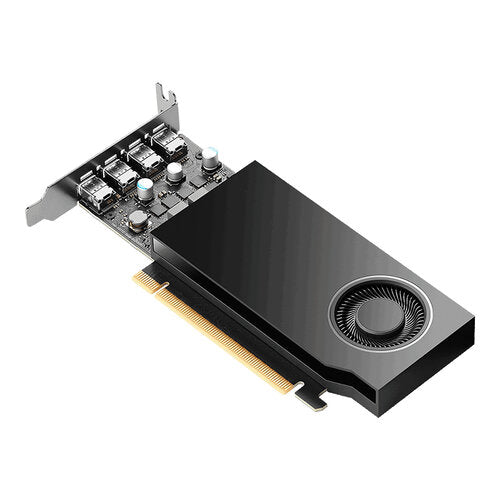 TARJETA DE VIDEO PNY NVIDIA QUADRO A400/PCIE X16 3.0/4 GB/GDDR6/3X MINIDP 1.4/BAJO PERFIL/GAMA MEDIA/DISEÑO