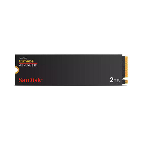 UNIDAD DE ESTADO SOLIDO SSD INTERNO SANDISK EXTREME 2TB M.2 2280 NVME PCIE GEN4 LECT.5150MBS ESCRIT.4850MBS PC LAPTOP MINIPC  SDSSDX3N-2T00-G26