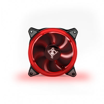 Ventilador Gamer YEYIAN LED Rojo YCT-050720R TYPHOON - 120MM, 3PZAS