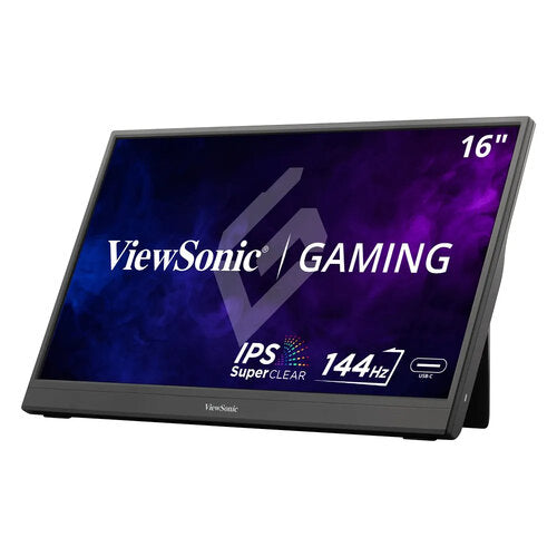 MONITOR VIEWSONIC GAMER PORTATIL VX1654 / IPS / 16 PULGADAS / FULL HD / 1920 X 1080 / USB-C / MINI HDMI / 144 HZ AMD FREESYNC/ BOCINAS INTEGRADAS/ 3 AÑOS DE GARANTIA