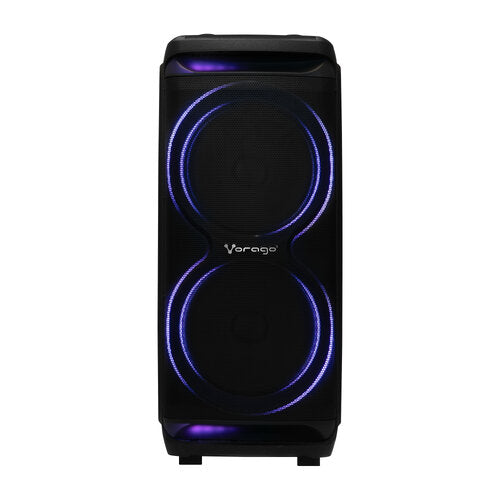BAFLE / VORAGO / KSP-800, 15X2 MICROFONO INALAMBRICO NEGRO