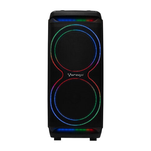 BAFLE / VORAGO / KSP-800, 15X2 MICROFONO INALAMBRICO NEGRO