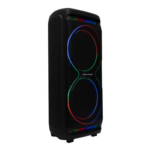 BAFLE / VORAGO / KSP-800, 15X2 MICROFONO INALAMBRICO NEGRO