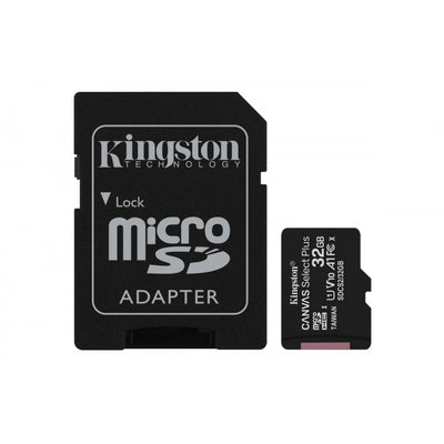 MEMORIA KINGSTON MICRO SD CANVAS SELECT PLUS 32GB UHS-I CLASE 10 C/ADAPTADOR
