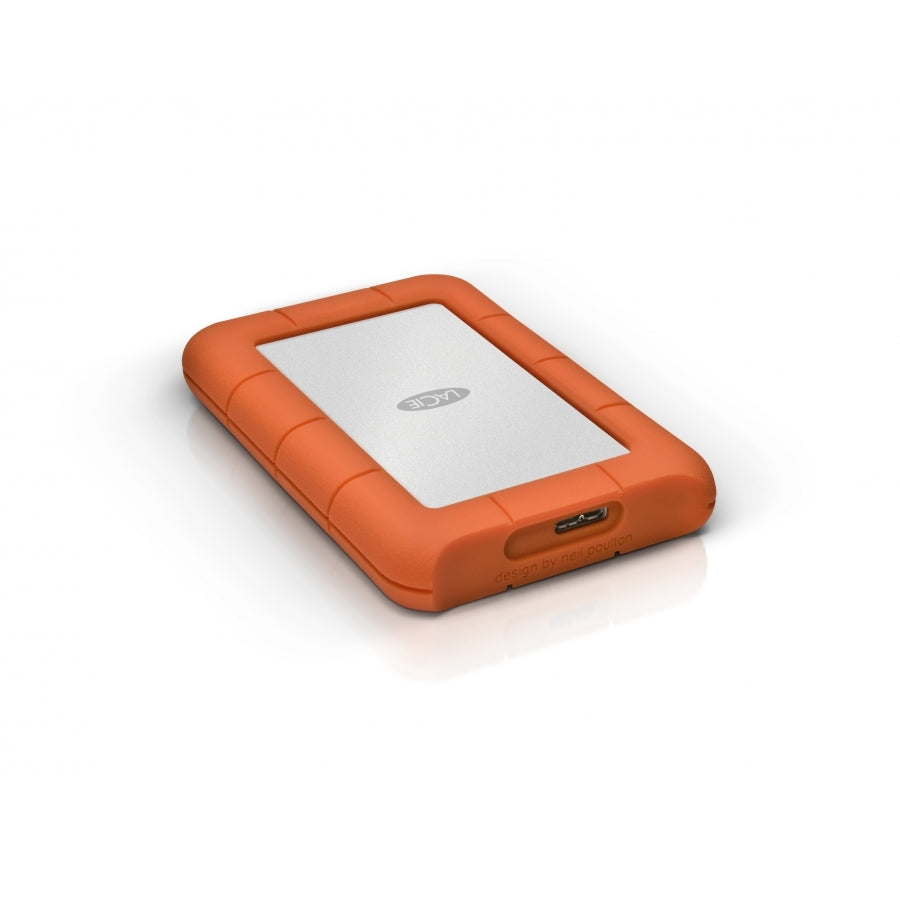 DISCO DURO EXTERNO LACIE RUGGED MINI 2TB 2.5 PORTATIL USB 3.0 NARANJA-PLATA WINDOWS MAC CONTRAGOLPES AGUA Y POLVO