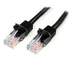 CABLE DE 2M NEGRO DE RED FAST ETHERNET CAT5E RJ45 SIN ENGANCHE - CABLE PATCH SNAGLESS - STARTECH.COM MOD. 45PAT2MBK CABLE DE 2M NEGRO DE RED FAST ETHERNET CAT5E RJ45 SIN ENGANCHE - CABLE PATCH SNAGLESS - STARTECH.COM MOD. 45PAT2MBK