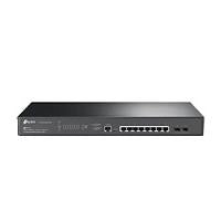 SWITCH TP-LINK TL-SG3210XHP-M2 8 PUERTOS RJ45 GIGABIT 100/1000/2500 MBPS POE ADMINISTRABLE CON 2 RANURAS 10G SFP 1 RJ45 CONSOLA Y 1 MICRO-USB CONSOLA L2 JETSTREAM PARA RACK 19 PULGADAS