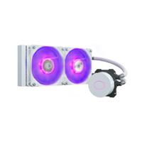 DISIPADOR DE ENFRIAMIENTO LIQUIDO COOLER MASTER MASTERLIQUID ML240L V2 /BLANCO/2 X 120MM/RGB / GAMER