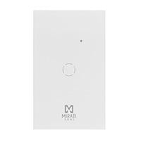 APAGADOR INTELIGENTE DE PARED MIRATI DE 1 APAGADOR TOUCH WIFI 2.4HZ BLUETOOTH // COMPATIBLE CON ANDROID E IOS // FUNCIONA CON ALEXA Y ASISTENTE DE GOOGLE