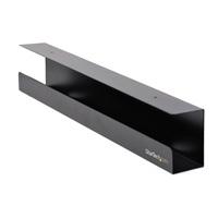 ORGANIZADOR DE CABLES PARA DEBAJO DEL ESCRITORIO - BANDEJA ORGANIZADORA/PORTA CABLES PARA OFICINA - MONTAJE EN ESCRITORIO/MESA PARA CABLEADO/EXTENSIONES ELECTRICAS DE PC - 60CM LARGO X 7.6CM FONDO