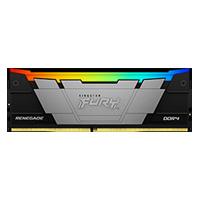 MEMORIA RAM KINGSTON FURY RENEGADE DDR4 RGB - 16 GB 3200MT/S DIMM - BLACK XMP (KF432C16RB12A/16)