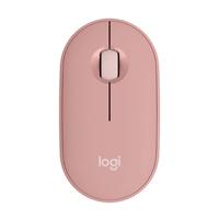 LOGITECH PEBBLE MOUSE 2 M350S ROSA INALÁMBRICO EASY-SWITCH BLUETOOTH LOGI BOLT (NO INCLUIDO).