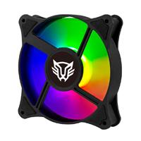 VENTILADOR PARA PC BALAM RUSH EOLOX BLAZE EX90K / 3 PZ / FLUJO DE AIRE 35.37 CFM / SILENCIOSO  22.5 D B / 1200 RPM / 3 PINES MACHO Y HEMBRA / AURA RGB / NEGRO / BR-937948