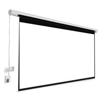 PANTALLA PROYECCION ELECTRICA MULTIMEDIA SCREEN MSE-246, 137 PULGADAS DIAGONAL, MEDIDA 246 CM X 246 CM, FORMATO 1:1, COLOR BLANCO MATE, PARA COLGAR O PARED