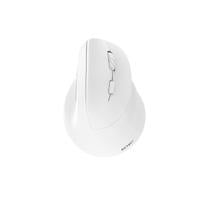 MOUSE ACTECK VIRTUOS FITT MI520 / ERGONOMICO / VERTICAL / INALAMBRICO /  DUAL BLUETOOTH + ADAPTADOR USB / 2400 DPI / RECARGABLE / BLANCO / AC-936231