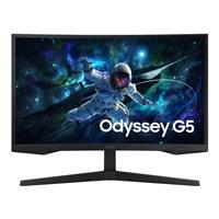 MONITOR LED SAMSUNG 27 PULGADAS, WIDESCREEN, ODISSEY, G5,QHD, 2.560 X 1.440),GAMER, CURVE, NEGRO,16:9,165 HZ,1 MS, PANEL VA, FREESYNC, DP, 2 HDMI , VESA 75