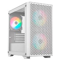 GABINETE GAMER BALAM RUSH / MINI TORRE / CARBONO AIRCOOL 4000A / MICRO-ATX, MINI-ATX / 3 VENTILADORES ARGB /PANEL IZQ CRISTAL + FRENTE MESH / BLANCO / BR-938860