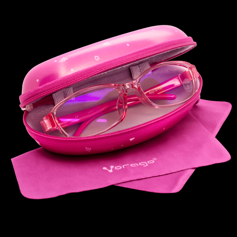 LENTES PARA PC/TABLET VORAGO KG-200, KIDS, ANTI BLUE LIGHT, ESTUCHE, R