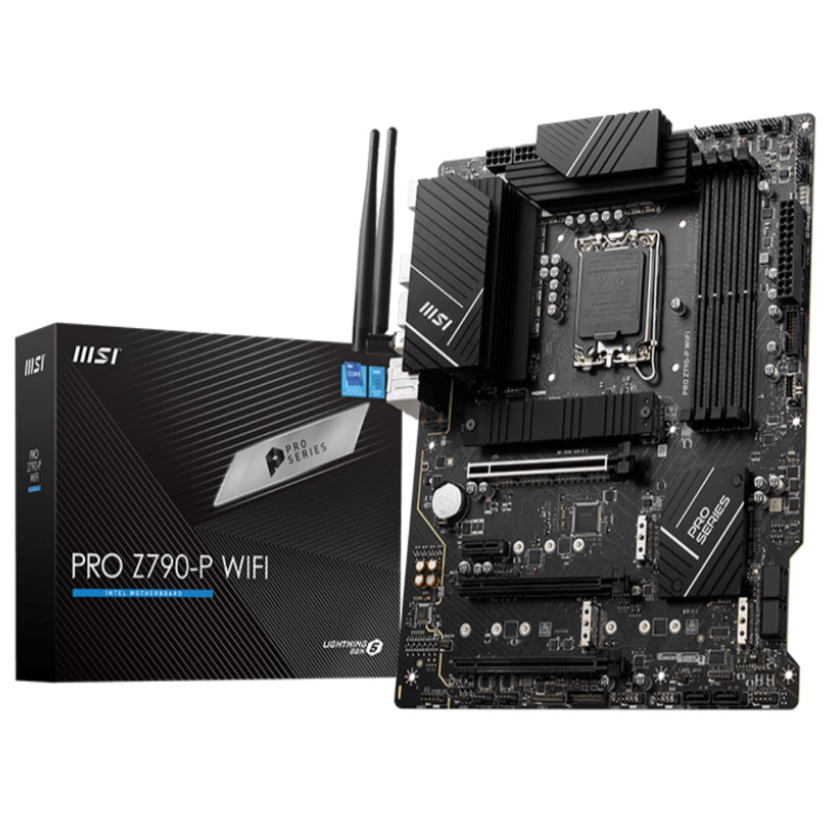 TARJETA MADRE MSI PRO Z790-P WIFI DDR5 M.2 PCIE 5.0 13TH 1700 ATX DP