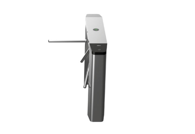 Torniquete bidireccional DAHUA DHI-ASGG120T desbloqueo ajustable y capacidad de 20-30 personas/minuto. Ideal para interior y exterior protegido -