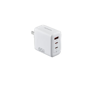 Cargador de pared ADATA - 65W, Admite los estándares de carga rápida PD3.0 y QC 4.0 . Color BLANCO, CHARGERU-0653-QCPDWH
