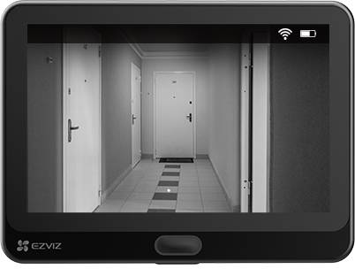 Videoportero Ezviz (HP4) Pantalla 4.3 pulgadas - batería recargable, timbre electrónico, vista angular 155°, resolución 1080P.