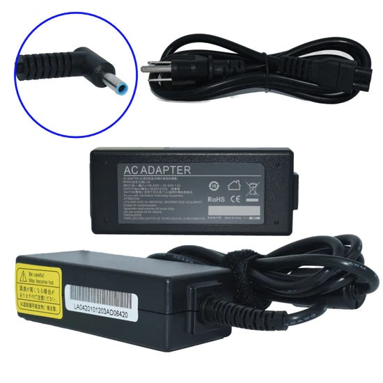 Cargador / Adaptador para Laptop GENERICO 45W AC-HP AZUL de 45W 19.5V 2.31A (4.5*3.0) -