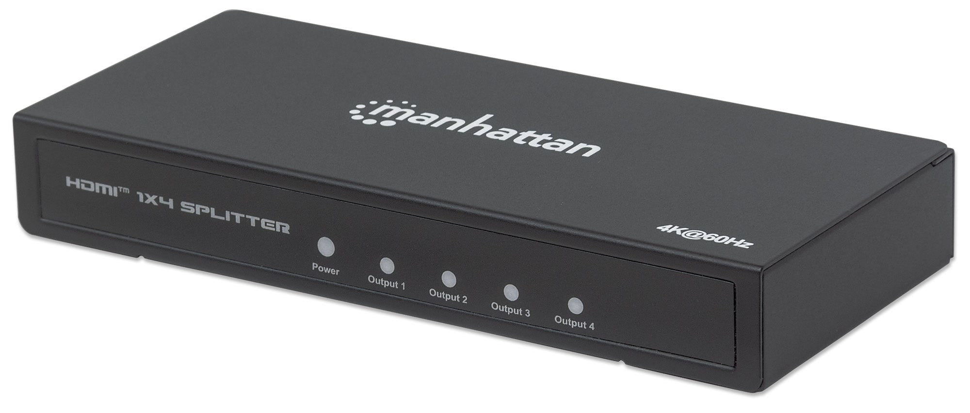 207805 Video Splitter HDMI 4K de 4 puertos - Replica una señal de audio/video digital de ultra alta definición (UHD), para hasta cuatro pantallas.