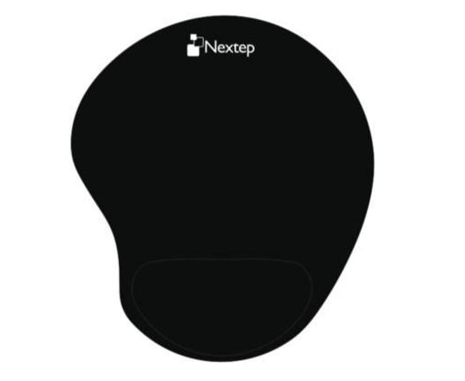 Mouse Pad Nextep NE-418C Ergonómico Gel Color Negro con almohadilla dimensiones 23 cm y 20 cm 170 gr -