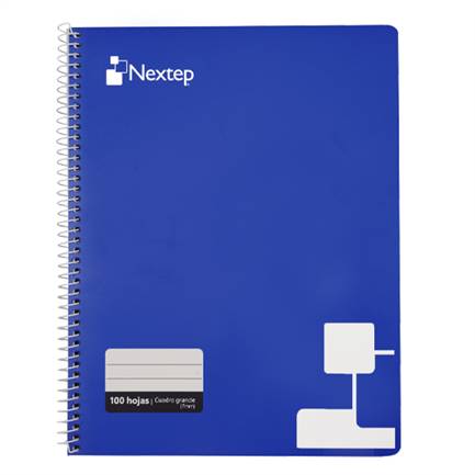 Cuaderno Nextep NE-007g cuadro numero 7 tamaño profesional con 100 hojas de resorte -