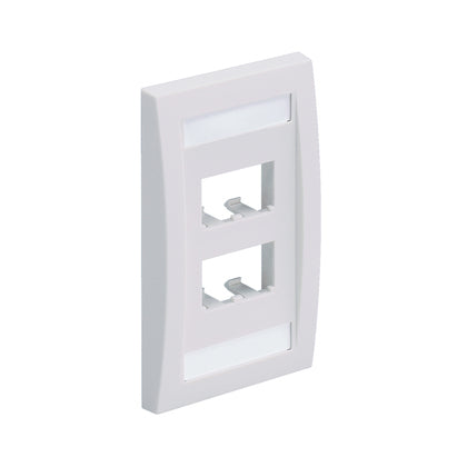 Placa Ejecutiva PANDUIT CFPE4WHY - Color blanco
