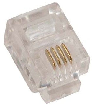 Plug RJ11 BROBOTIX 170301 - RJ11, Transparente