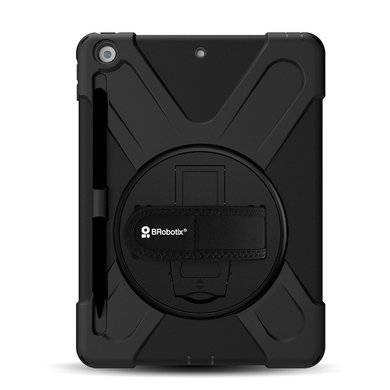 FUNDA PROTECTOR C/CORREA - USO RUDO, GIRO 360º, P/IPAD 10.2, 8VA/9NA GENERACIÓN, C/MICA, BROBOTIX 263205