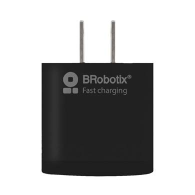 CARGADOR CARGA RÁPIDA - USB V3.0, 18W, 1 PUERTO TIPO A, COLOR NEGRO, BROBOTIX 6006641