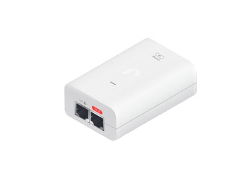 Adaptador PoE Ubiquiti af (48 VDC - 0.32 A) puerto Gigabit, ideal para equipos UniFi