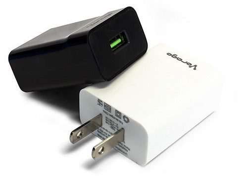 Cargador VORAGO AU-302-WH - Blanco, Fast Charge 2.4A